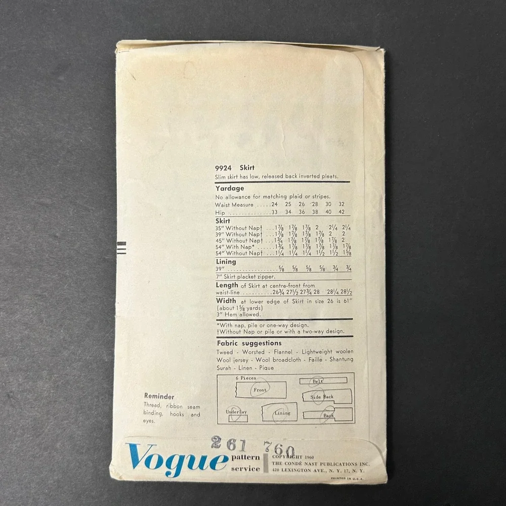 Vogue 9924 vintage